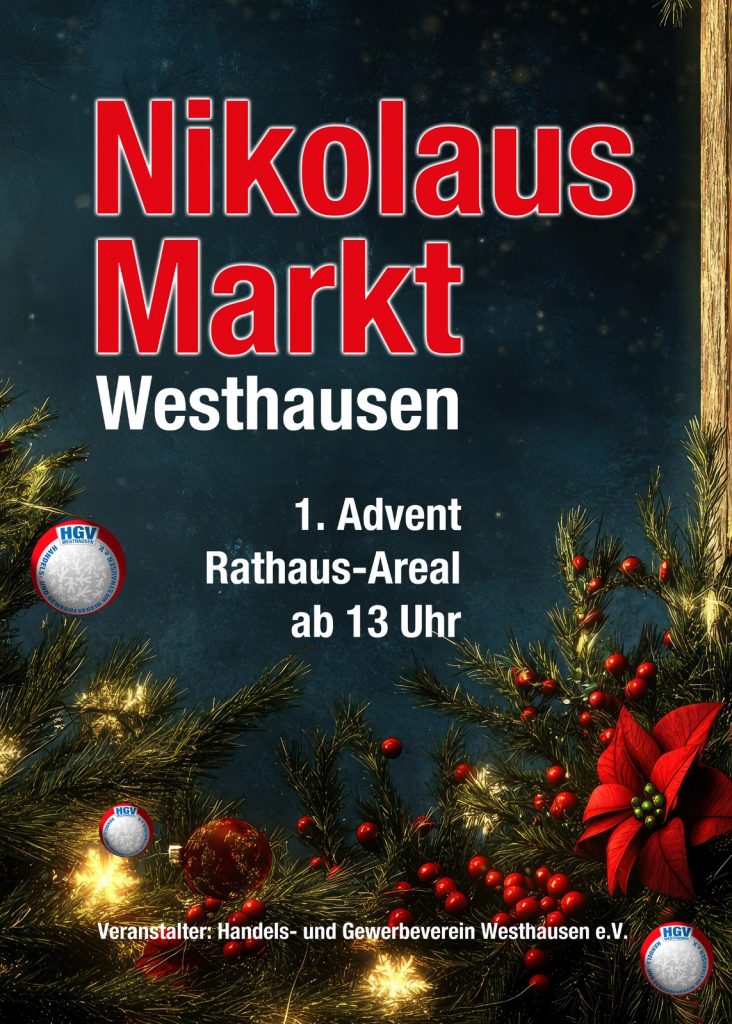 HGV-Nikolausmarkt am 01.12.2024 in Westhausen